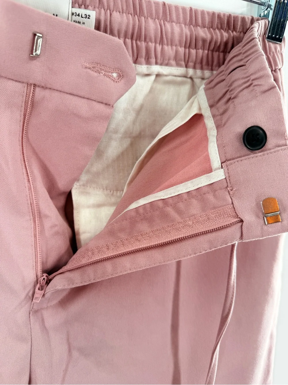 EUC Topman Pink Elastic Waist Trousers